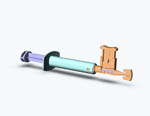 Bausch and Lomb Lens Delivery Syringe